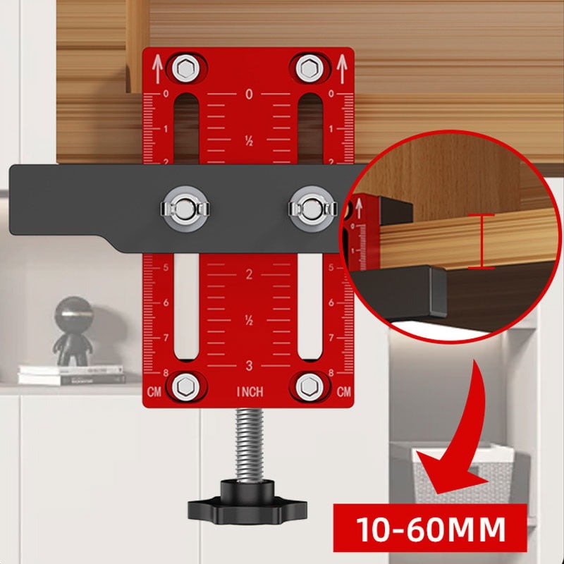Tool for positioning cabinet doors