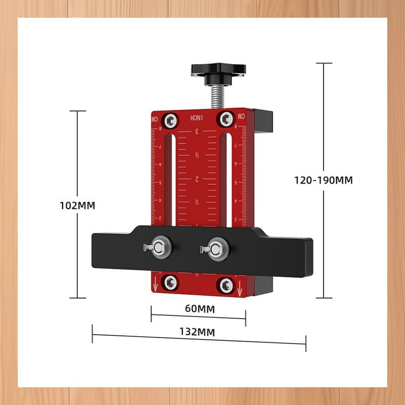 Tool for positioning cabinet doors