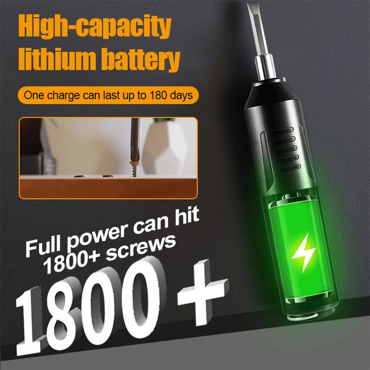 Portable home use electric screwdriver set