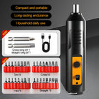Portable home use electric screwdriver set