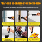 Portable home use electric screwdriver set