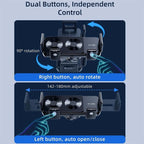 Wireless car charger with two coils for phone mounting
