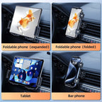 Wireless car charger with two coils for phone mounting
