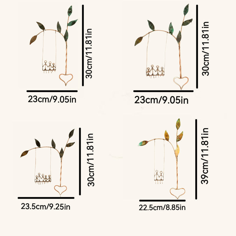 Rooted in Heart Swing hanging wall decorations