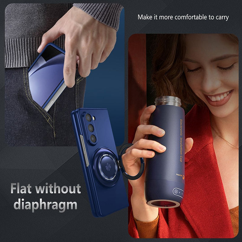 Magnetic phone case with 360° rotating stand for Samsung Z fold & flip 6/5/4/3