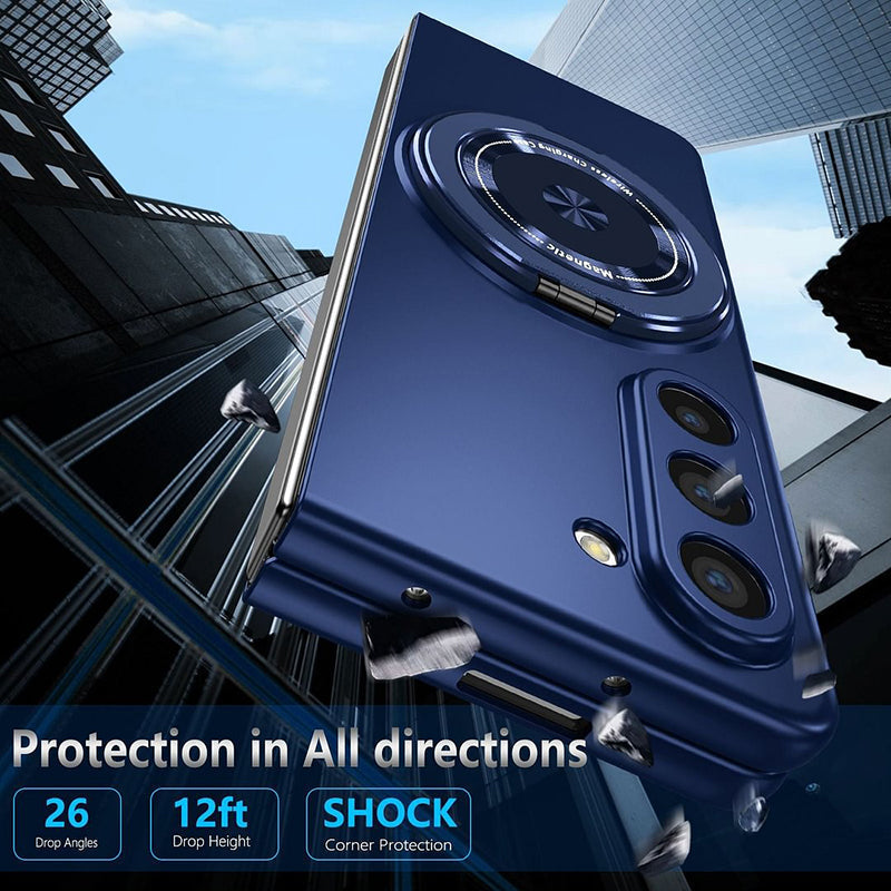 Magnetic phone case with 360° rotating stand for Samsung Z fold & flip 6/5/4/3