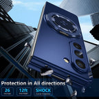 Magnetic phone case with 360° rotating stand for Samsung Z fold & flip 6/5/4/3