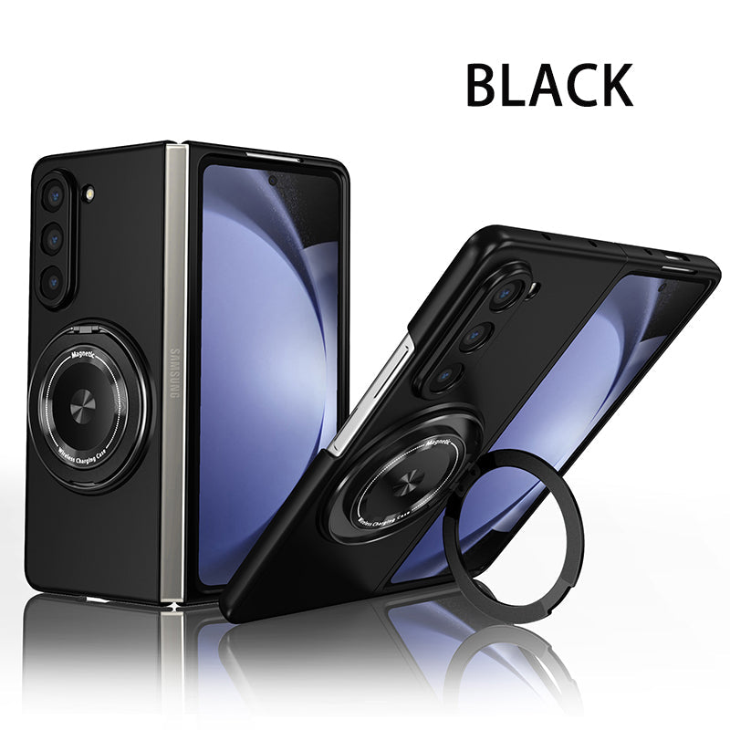 Magnetic phone case with 360° rotating stand for Samsung Z fold & flip 6/5/4/3