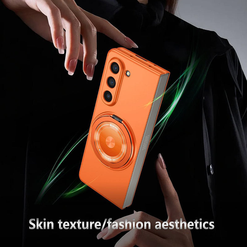 Magnetic phone case with 360° rotating stand for Samsung Z fold & flip 6/5/4/3