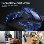 Magnetic phone case with 360° rotating stand for Samsung Z fold & flip 6/5/4/3