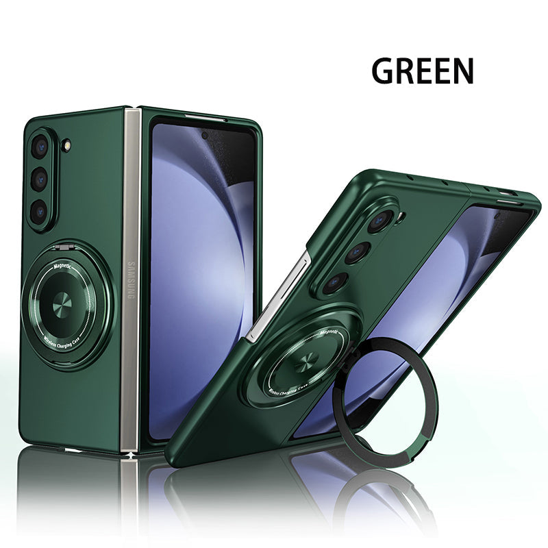 Magnetic phone case with 360° rotating stand for Samsung Z fold & flip 6/5/4/3