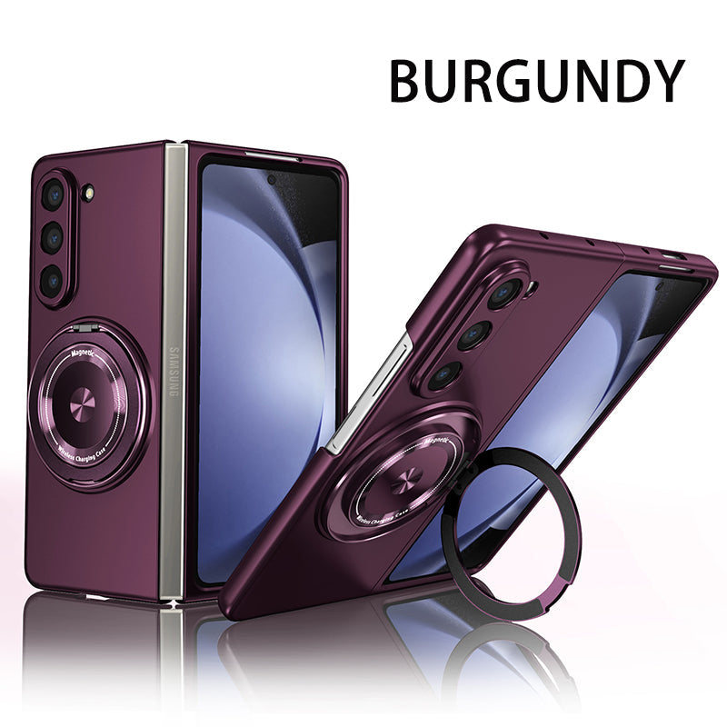 Magnetic phone case with 360° rotating stand for Samsung Z fold & flip 6/5/4/3