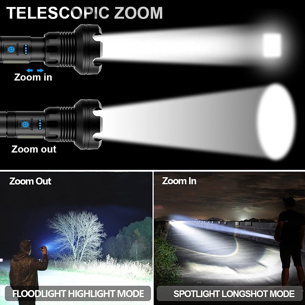 LuxeBeam High-Performance Flashlight | Super bright, durable and rechargeable flashlight for any situation