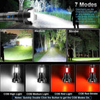 LuxeBeam High-Performance Flashlight | Super bright, durable and rechargeable flashlight for any situation