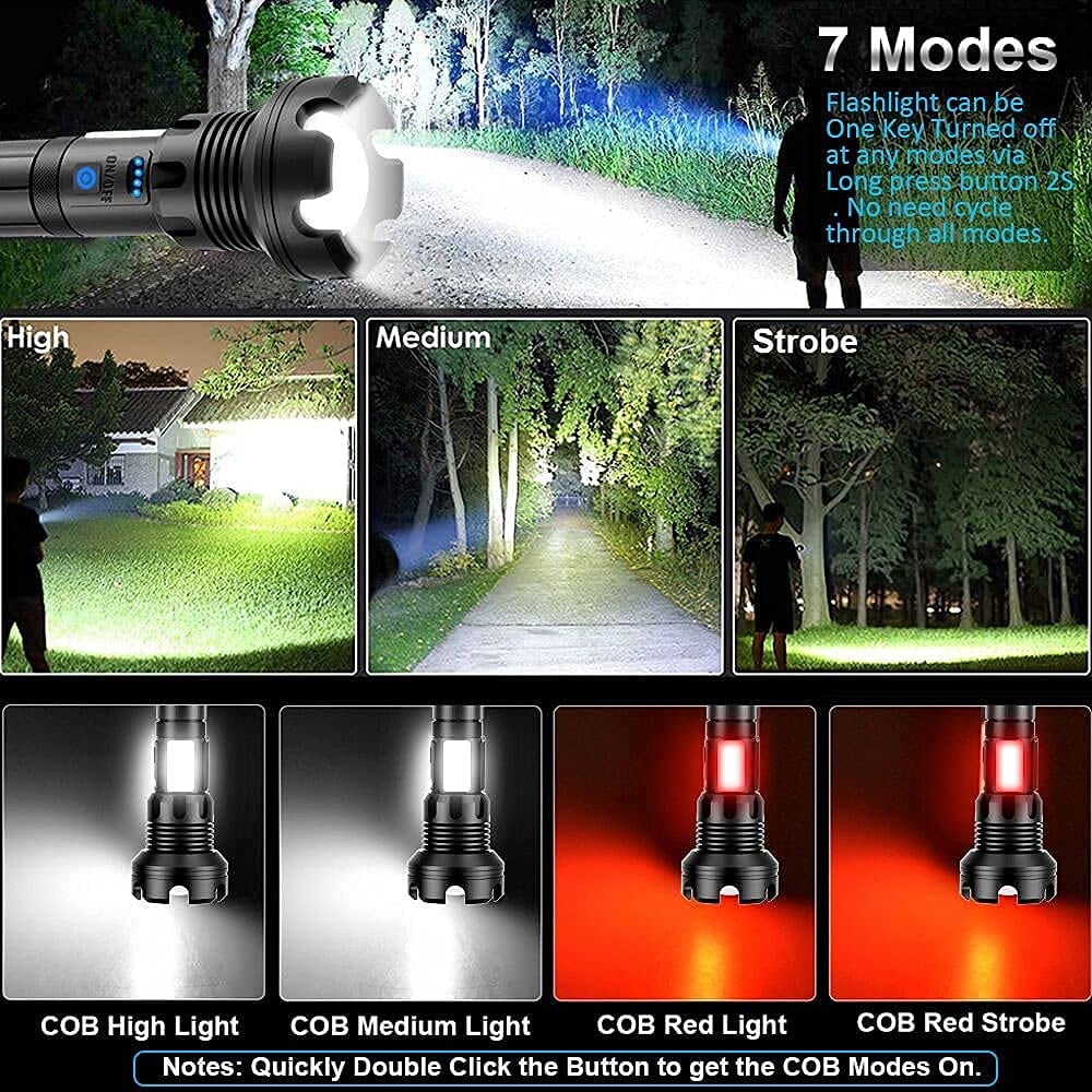 LuxeBeam High-Performance Flashlight | Super bright, durable and rechargeable flashlight for any situation