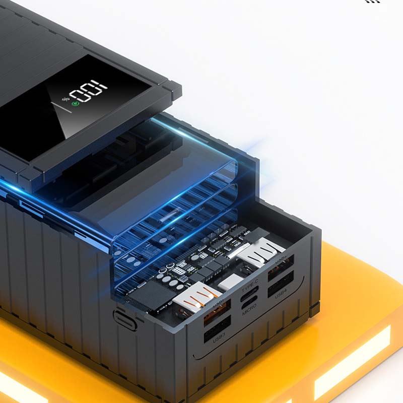 Fast charging power bank with digital display