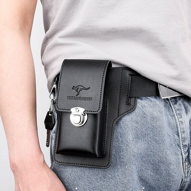 Portable mobile belt bag