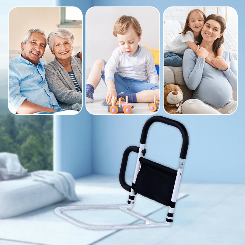 Bed rail for the elderly and pregnant