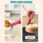 Multifunctional bowl holder clamp for the kitchen
