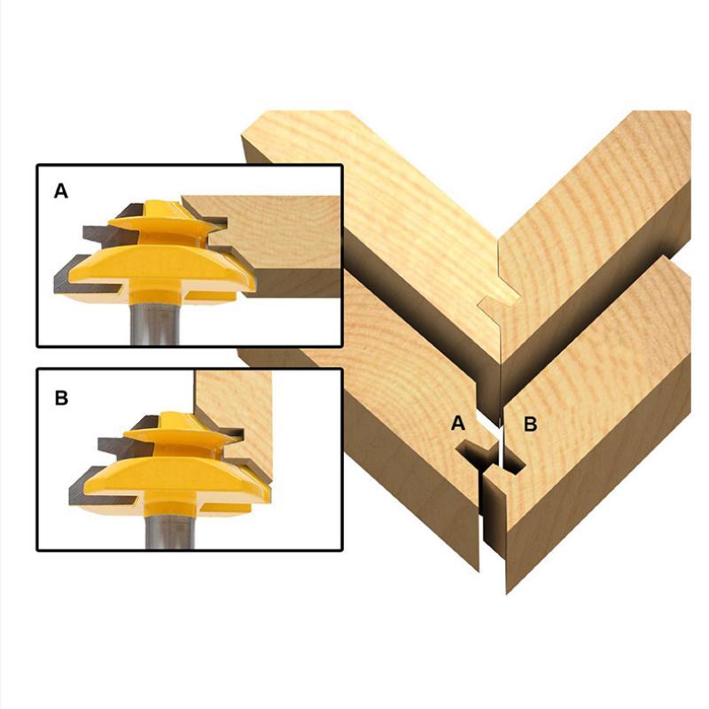 WoodCarver | 45° Miter Bit for Perfect Wood Joints
