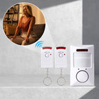 Infrared alarm with motion sensor and 2 pcs. remote controls