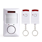Infrared alarm with motion sensor and 2 pcs. remote controls