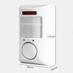 Infrared alarm with motion sensor and 2 pcs. remote controls
