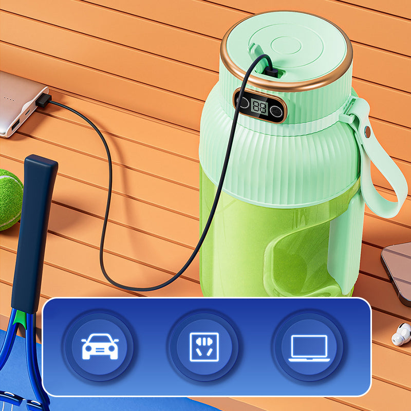 Multifunctional Portable Juice Press Cup with Digital Display