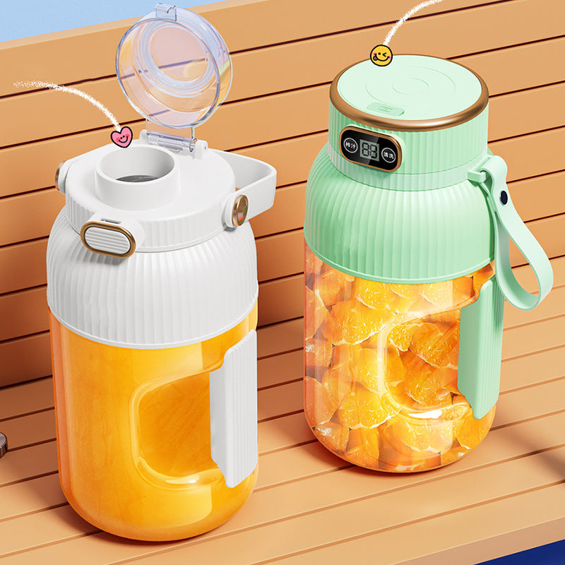 Multifunctional Portable Juice Press Cup with Digital Display