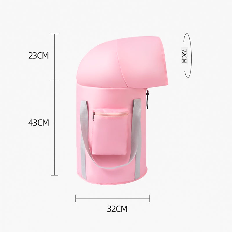 Foldable foot bath for soaking feet