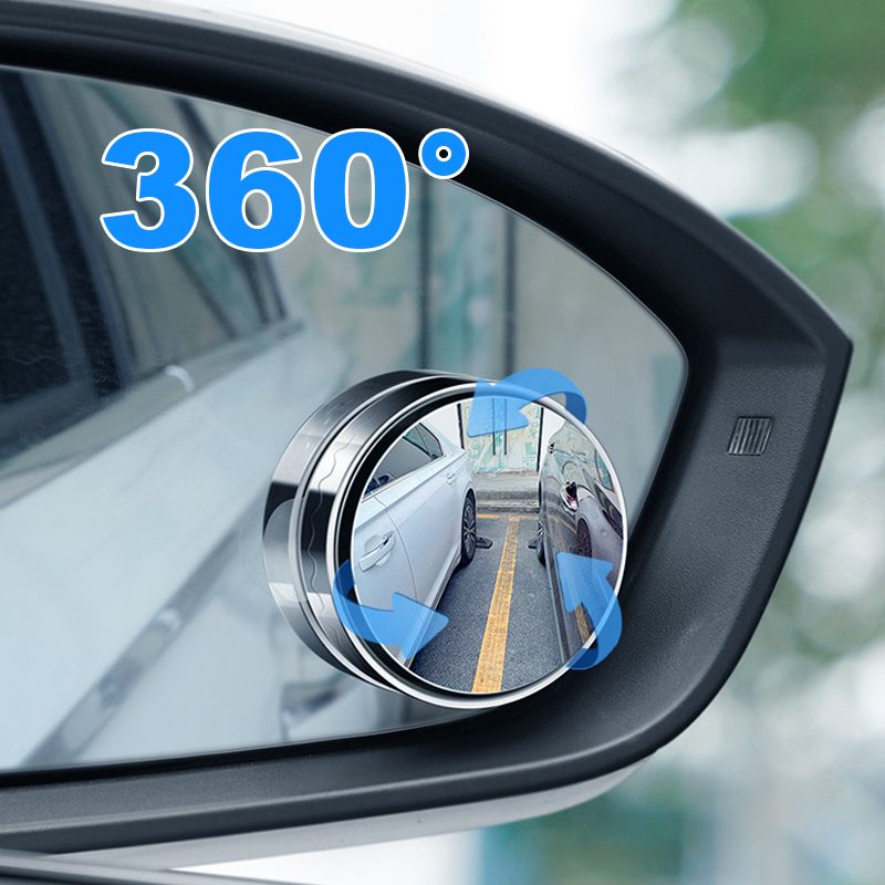 2 pcs suction cup mirrors for blind spot in car