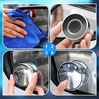 2 pcs suction cup mirrors for blind spot in car
