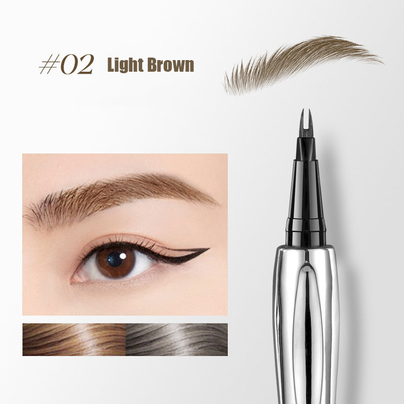 Improved Natural Waterproof Eyebrow Pencil with Micro-Fine Tip (super)
