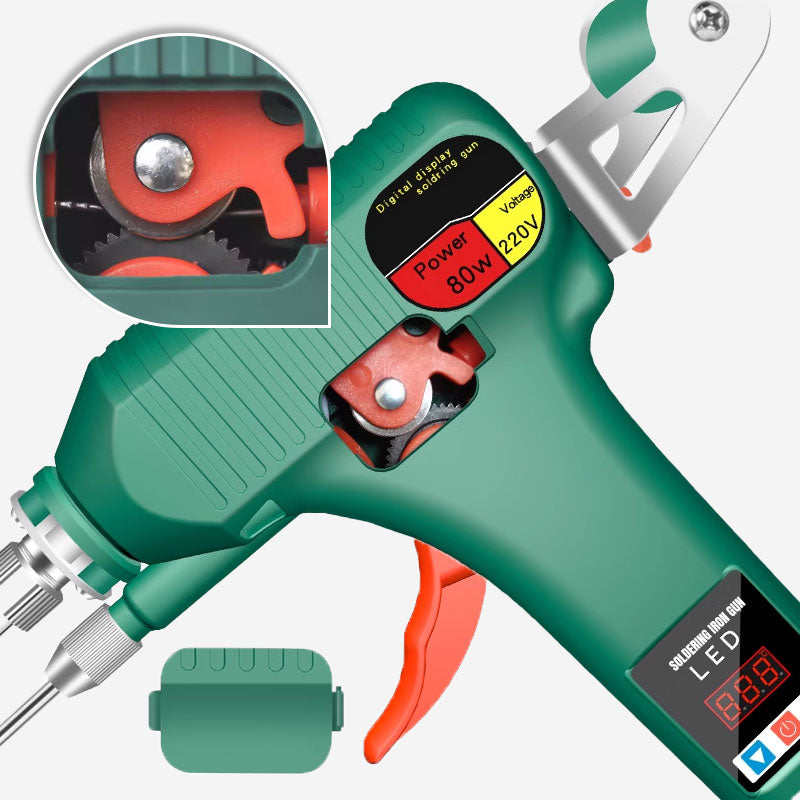 Digital Display Soldering Iron Set - Auto Feed Tin Wire