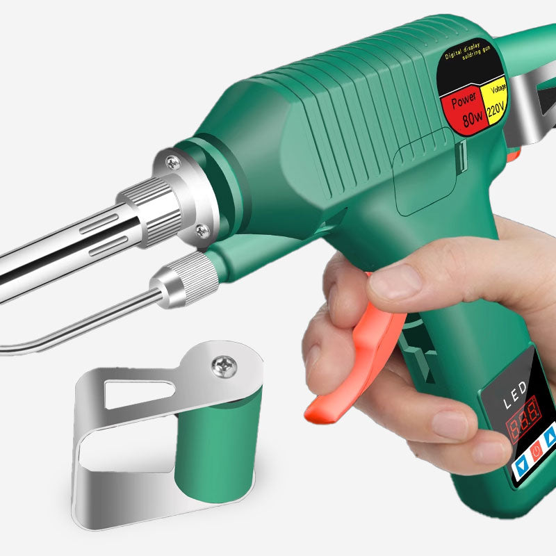 Digital Display Soldering Iron Set - Auto Feed Tin Wire
