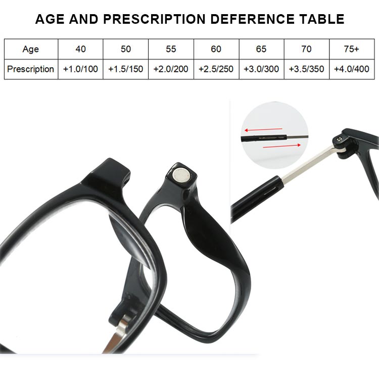 Magnetic Neck Hanging Anti-Loss Anti- Reading Glasses