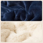 HugLuxe Reversible Blanket – Velvet & Lambswool for All Seasons
