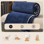 HugLuxe Reversible Blanket – Velvet & Lambswool for All Seasons