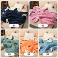 HugLuxe Reversible Blanket – Velvet & Lambswool for All Seasons