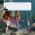 Realistic 3D floating fishing lure set with 3 hooks