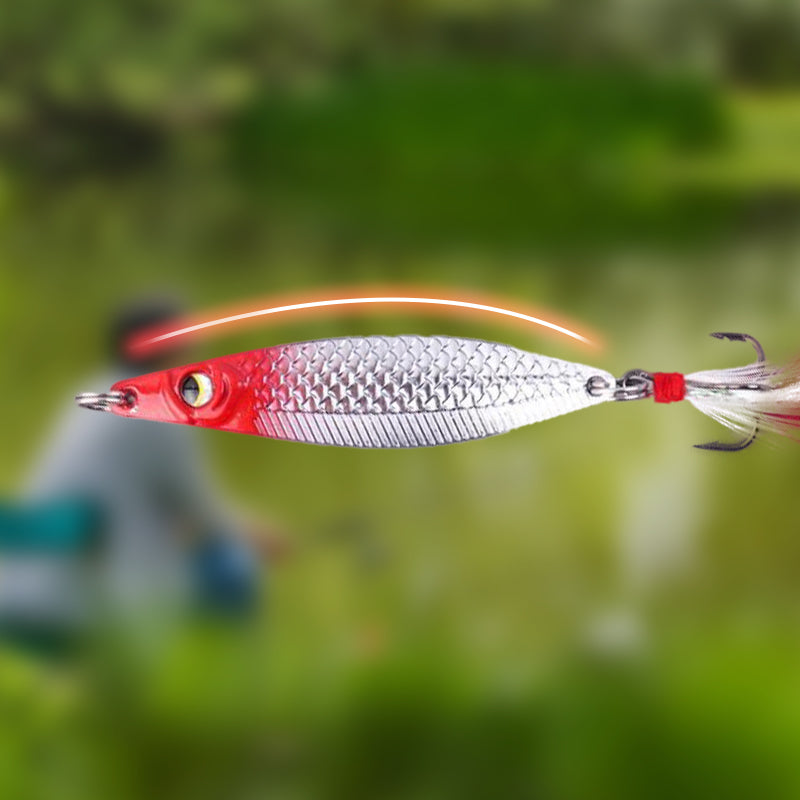 Realistic 3D floating fishing lure set with 3 hooks