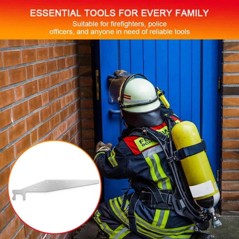 Multi-Purpose Pry Bar Tool for First Responders and Firefighters