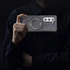 Premium PU leather magnetic case with stand for Samsung Fold 3/4/5/6