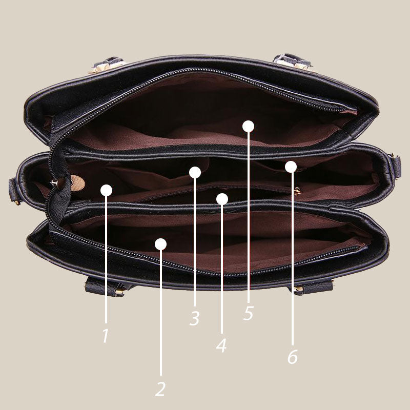 Elegant women's bag with tassel pendant