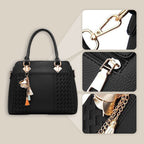 Elegant women's bag with tassel pendant