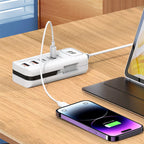 Multifunctional fast charging socket - 2PD + 2USB
