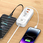 Multifunctional fast charging socket - 2PD + 2USB