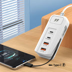 Multifunctional fast charging socket - 2PD + 2USB
