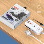 Multifunctional fast charging socket - 2PD + 2USB
