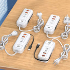 Multifunctional fast charging socket - 2PD + 2USB
